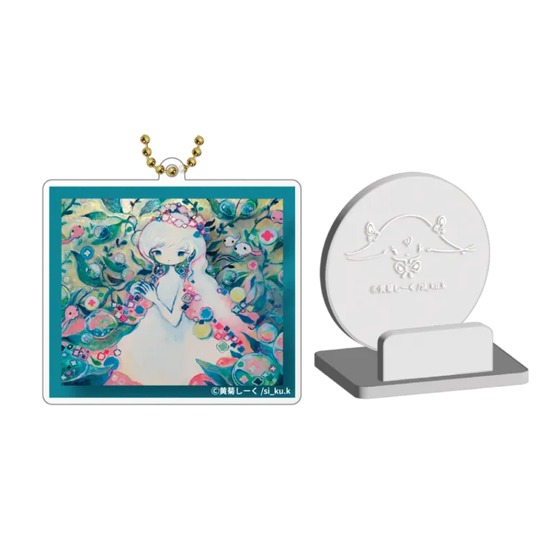 レイヤーフレームギャラリーシリーズ 黄菊しーく アクリルキーチェーン3 ラインナップ 6