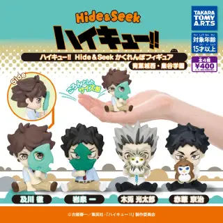ハイキュー!! Hide&Seek かくれんぼフィギュア 青葉城西・梟谷学園の画像