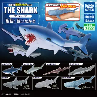あそべる生物フィギュアシリーズ ザ・シャーク 集結！鮫のなかまの画像