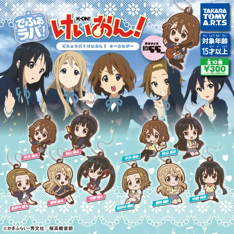 でふぉラバ! けいおん! キーホルダー(画像)