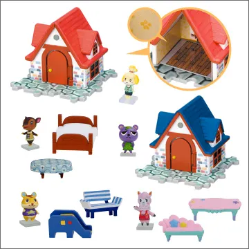 とびだせ どうぶつの森 お家&家具コレクション(画像)