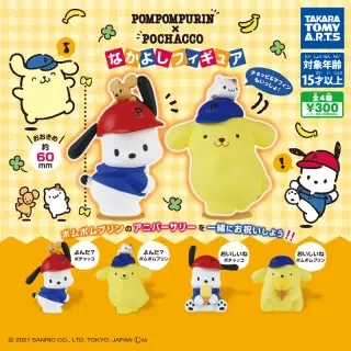 ポムポムプリン×ポチャッコ なかよしフィギュアの画像