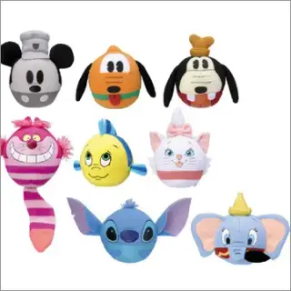 ディズニーキャラクター ぬいぐるみボール パート3の画像