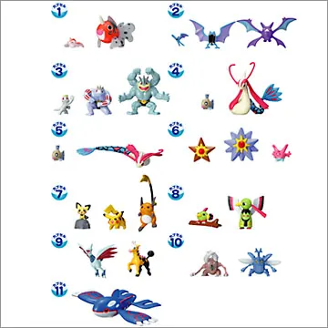 ポケットモンスター 立体ポケモン図鑑 第5集(画像)