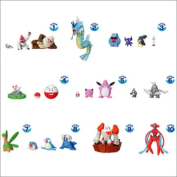 ポケットモンスター 立体ポケモン図鑑 第6集(画像)