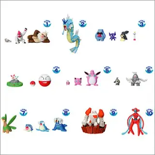 ポケットモンスター 立体ポケモン図鑑 第６集の画像