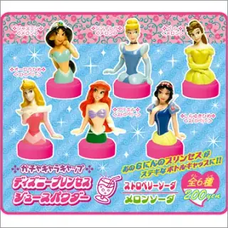 ディズニープリンセス ガチャキャラキャップの画像