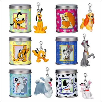 ディズニーキャラクター ブリキカン~Dogs~(画像)