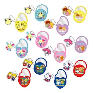サンリオキャラクター ミラーキーホルダーの画像