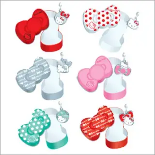 HELLO KITTY リボンブリキ缶マスコットの画像