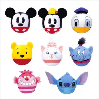 ディズニー ぬいぐるみボール ベストキャラクターコレクションの画像
