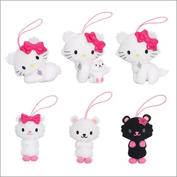 チャーミーキティ ぬいぐるみマスコット(画像)