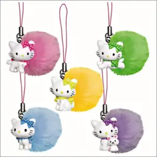 チャーミーキティ ふあふあストラップの画像