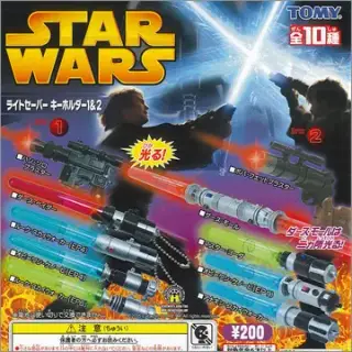 スター・ウォーズ ライトセーバーキーホルダー １＆２の画像