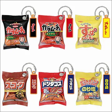 湖池屋 シャカシャカキーホルダー4(画像)