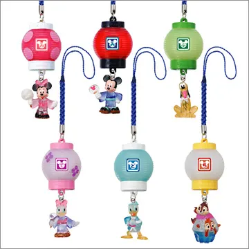 ディズニーちょうちん根付~涼風~(画像)