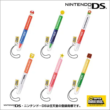 NINTENDO DS キャラタッチペン NEW SUPER MARIO BROS.ver.(画像)