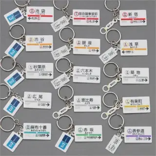 東京メトロ ぐるっとおでかけ駅名標ホルダーの画像