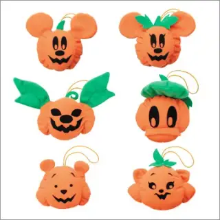 ディズニーキャラクター ハロウィン ぬいぐるみマスコットの画像
