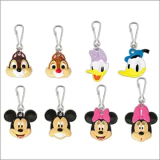 ディズニーファスナーマスコット5 フェイス!の画像