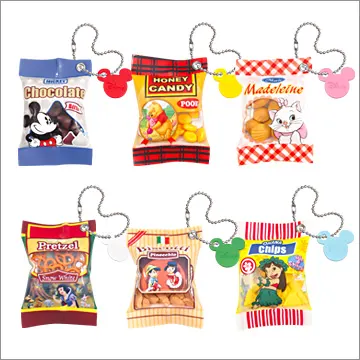 ディズニー シャカシャカキーホルダー 世界のお菓子編(画像)