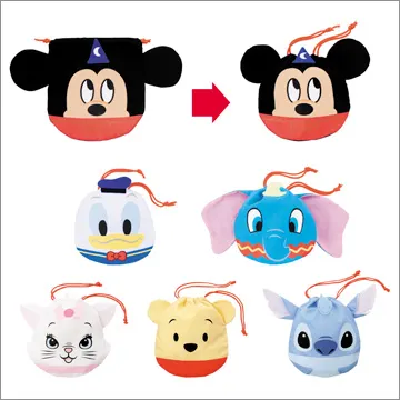 ディズニーキャラクター ミニミニきんちゃくパート2(画像)