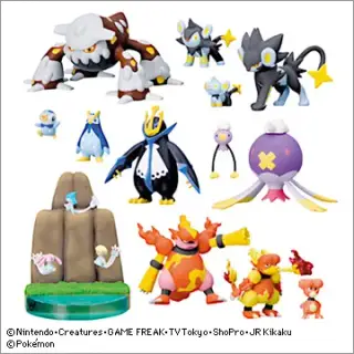 立体ポケモン図鑑DPⅣの画像