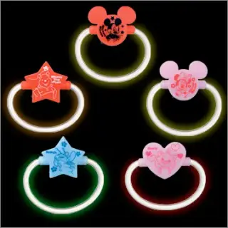 ディズニーキャラクター キャラライトブレスレットの画像
