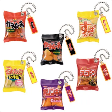 湖池屋 シャカシャカキーホルダー5(画像)