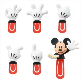 ミッキーマウス ゆびさしブックマークの画像