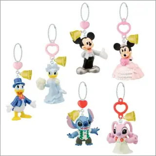 ディズニーキャラクター ウェディングベルマスコットの画像