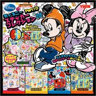 ディズニーキャラクター ステッカーコレクション10の画像