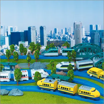 カプセルプラレール ファステック360S&新幹線 検測車両編(画像)