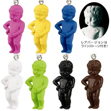 セレブの雑貨 小便小僧チャーム(画像)