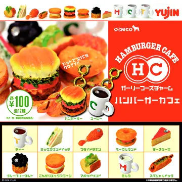oneco ガーリーフーズチャーム ハンバーガーカフェ(画像)