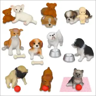 つぶら犬の画像