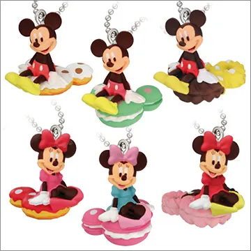 ディズニーキャラクター 水玉スウィーツマスコット(画像)