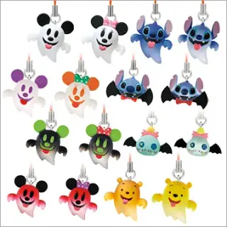 ディズニーキャラクター ハロウィンパーティストラップ2の画像