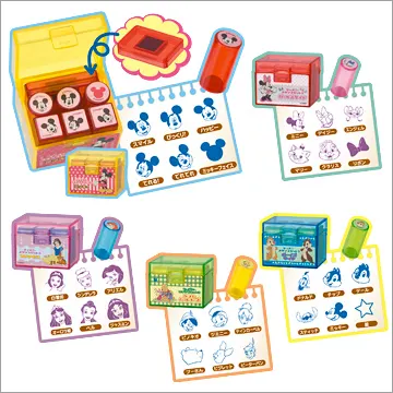 ディズニーキャラクター スタンプセット3(画像)