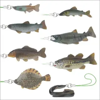立体カプセル百科事典 原色淡水魚ストラップの画像