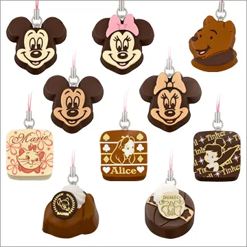 ディズニーキャラクター カフェショコラマスコット(画像)