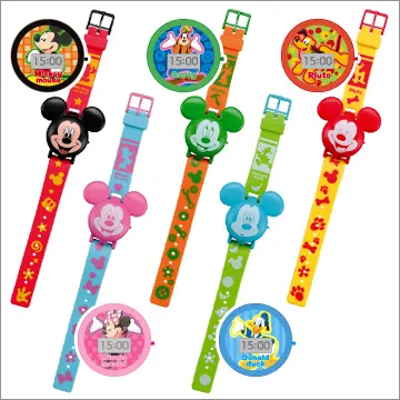 ディズニーキャラクター ミッキーマウス&フレンズフェイスウォッチ 〜キャラウォッチ7〜(画像)