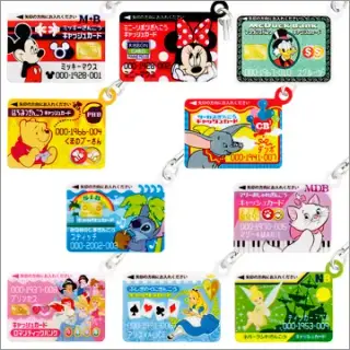 ディズニーキャラクター キャッシュカードストラップの画像