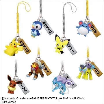 ポケモン根付マスコット ジョウト地方編(仮)(画像)