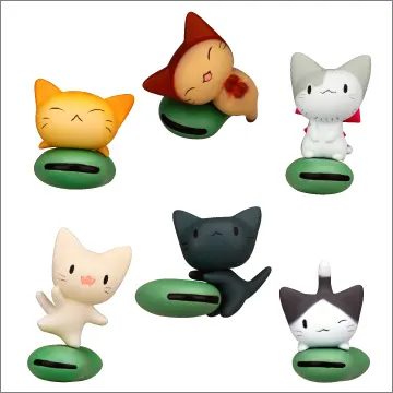 まめまめねこねこストラップ(画像)