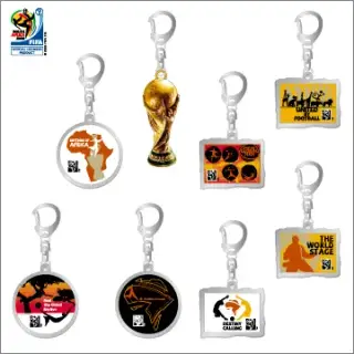 2010 FIFA WORLDCUP™ メタルキーホルダー 〜AFRICA CALLING〜の画像