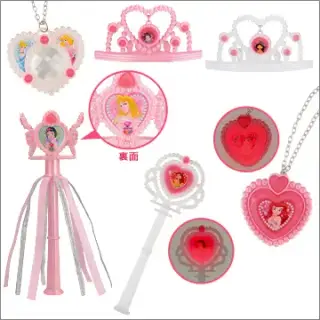 ディズニープリンセス クリスタルプリンセスグッズの画像