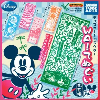 ディズニーキャラクター WA！てぬぐいの画像