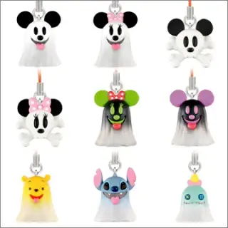 ディズニーキャラクター ハロウィンパーティストラップ3の画像