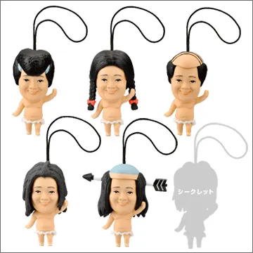 ブラックマヨネーズ小杉の伝統芸能ヅラ踊りストラップ(画像)